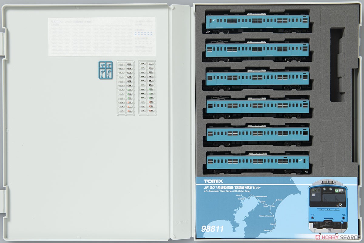JR 201系通勤電車 (京葉線) 基本セット (基本・6両セット) (鉄道模型
