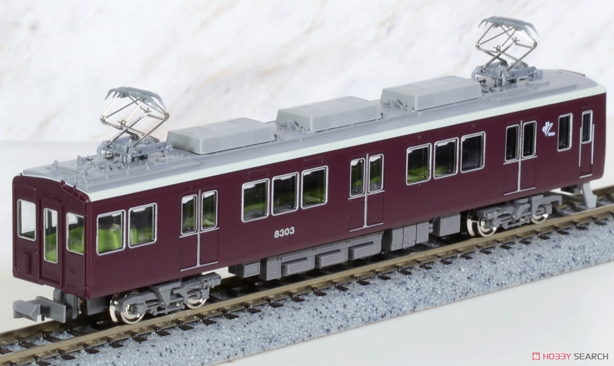阪急 8300系 (2次車・8303編成・旧塗装) 8両編成セット (動力付き) (8