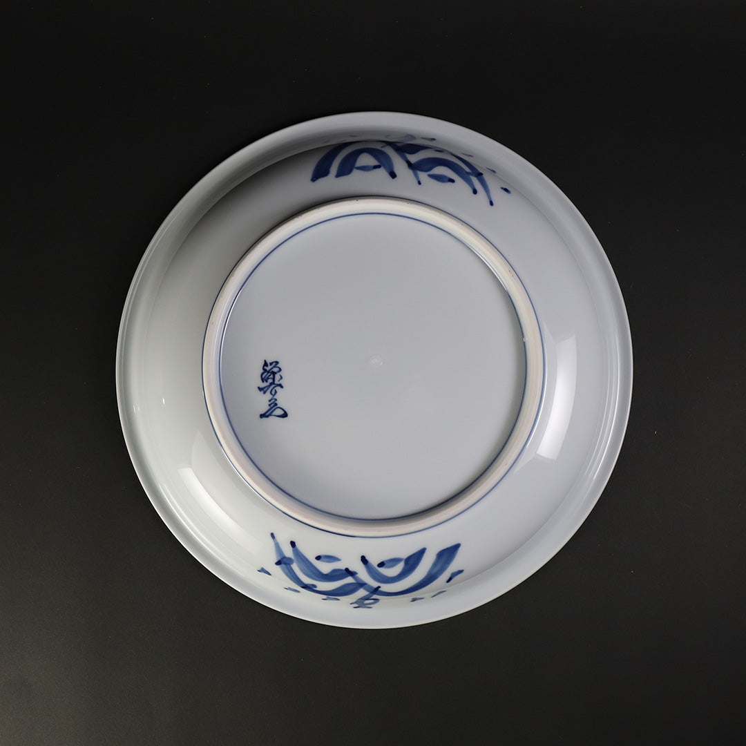 源右衛門窯 染付四海波皿 – ギャラリー一番館オンラインショップ