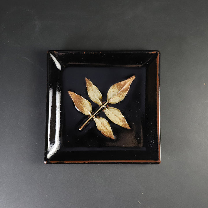 13代 中里太郎右衛門窯 絵唐津 銘々皿 小皿 5客 共箱 十三代 中里太郎