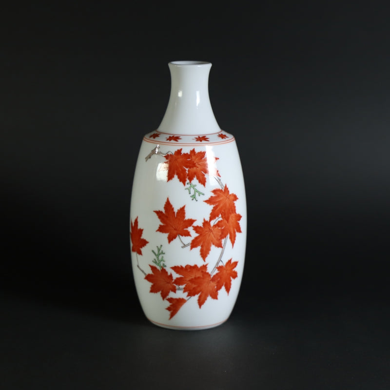 十五代酒井田柿右衛門 濁手紅葉文徳利 – ギャラリー一番館オンライン