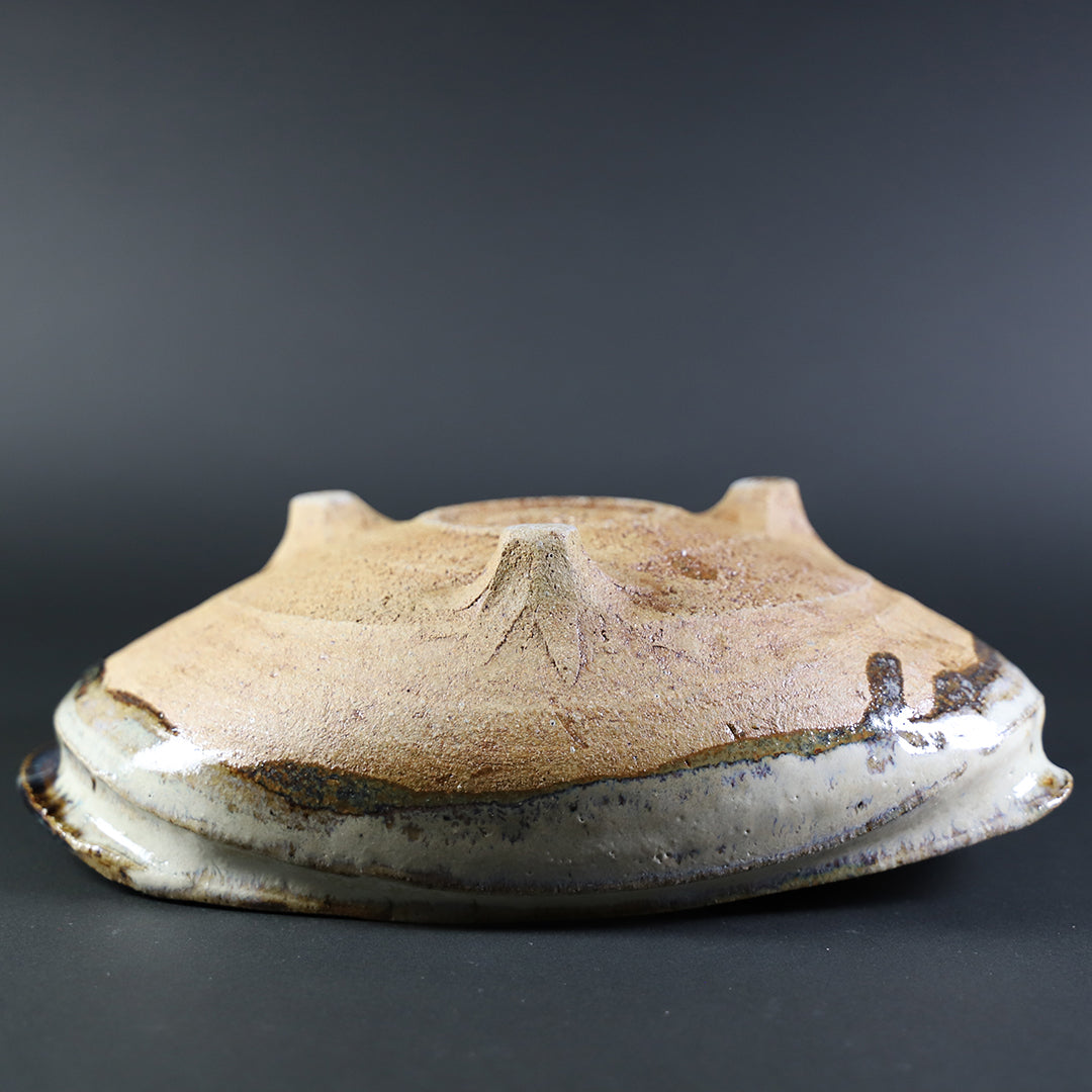 岡本作礼 作 朝鮮唐津鮑鉢 – ギャラリー一番館オンラインショップ