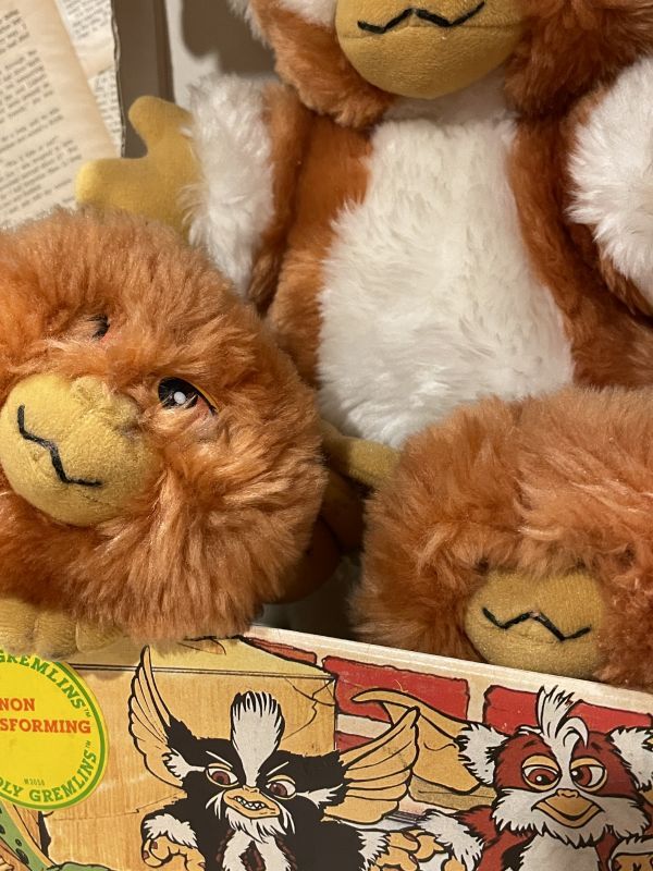 Gremlins 2/Gizmo & Two Baby Mogwai Plush(90s/MIB) - 2000toys高円寺店
