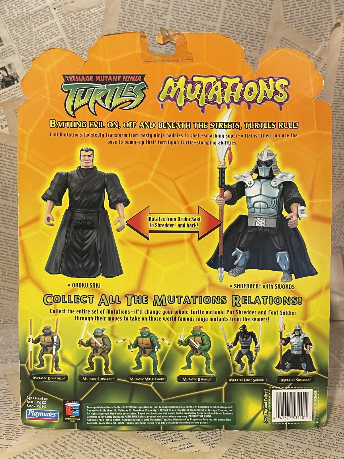 TMNT/Action Figure(2003/Mutatin' Shredder/MOC) TM-287 - 2000toys