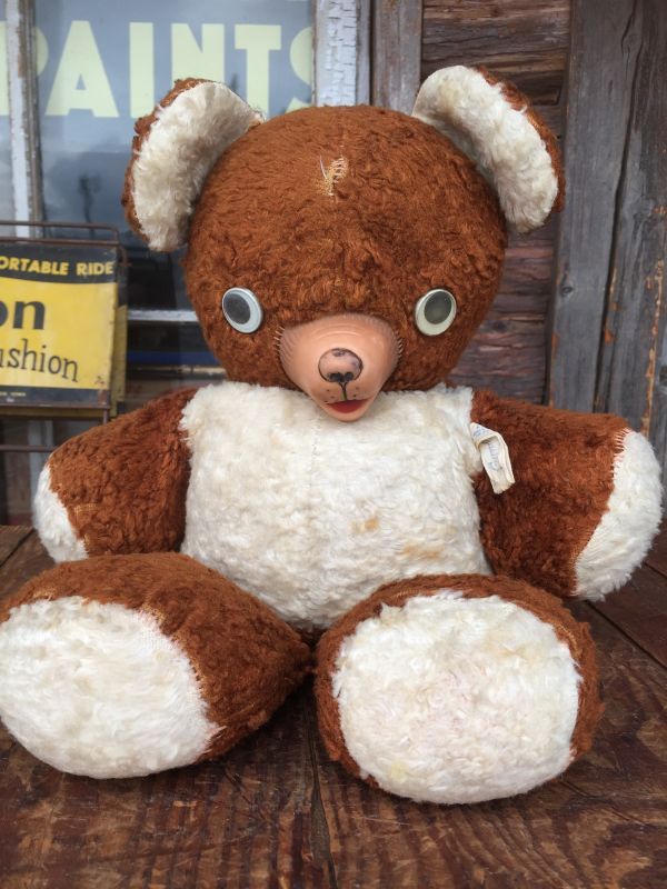 Vintage Cubbi Gund Rubber Nose Teddy Bear (AL3072) - 2000toys