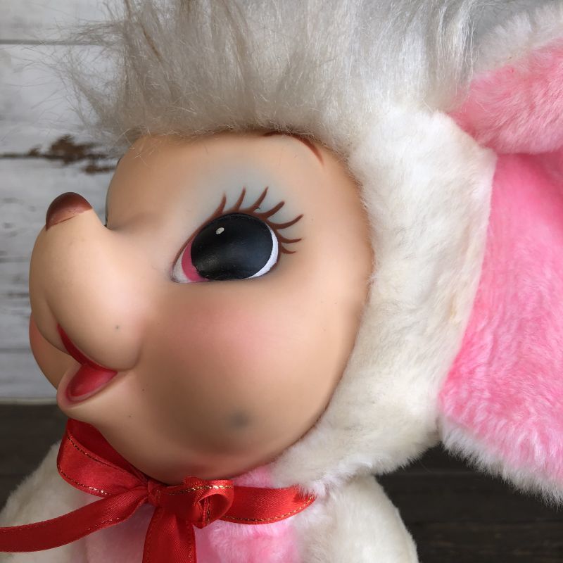 Vintage Rushton Happy Mouse Rubber Face Doll (S481) - 2000toys
