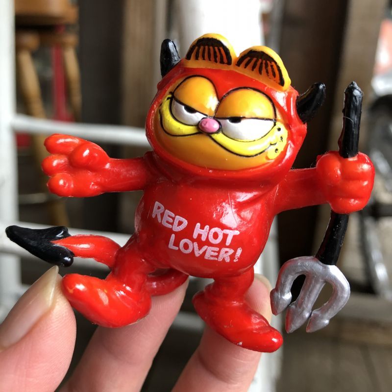 Vintage Hot Stuff Red Devil PVC Figure Garfield (B379) - 2000toys