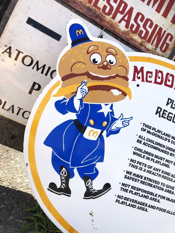 80s Setmakers Inc McDonalds Playland Regulations Store Display