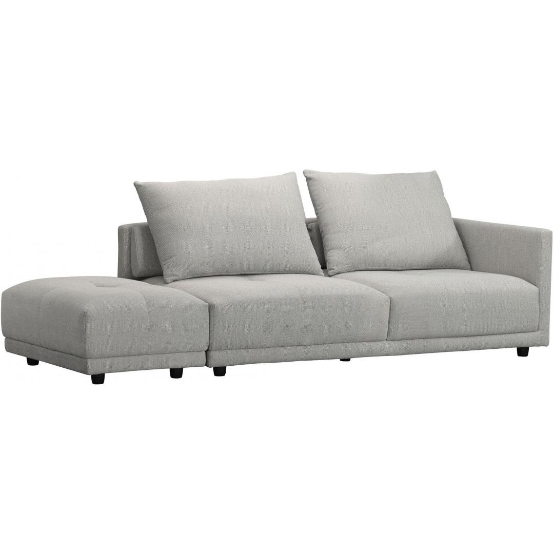 右片肘3Pソファ NFソフィア3P右 GY | TWO-ONE STYLEネット