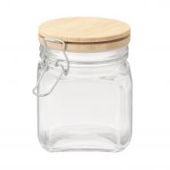 木蓋ガラスキャニスターS(容量:約700ml) | TWO-ONE STYLEネット