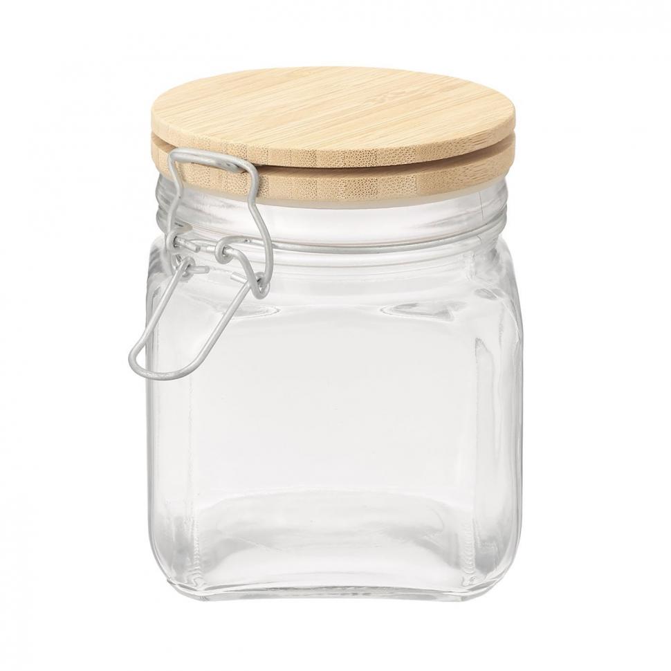 木蓋ガラスキャニスターS(容量:約700ml) | TWO-ONE STYLEネット