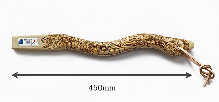 マルキン印 樫・仮枠ハンマーの柄 蛇曲 450mm 【昇龍】 商品詳細｜鳶服