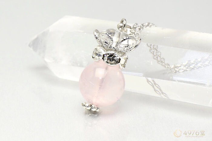 ローズクォーツ ネックレス クリオネ ｜ 天然石通販の4976堂