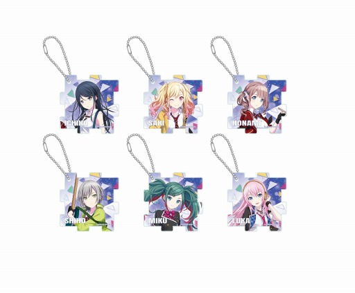 プロセカ」の缶バッジコレクション＆アクリルパズルキーホルダーの予約