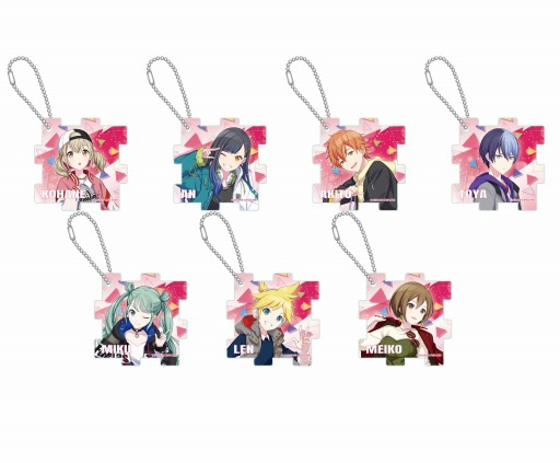 プロセカ」の缶バッジコレクション＆アクリルパズルキーホルダーの予約