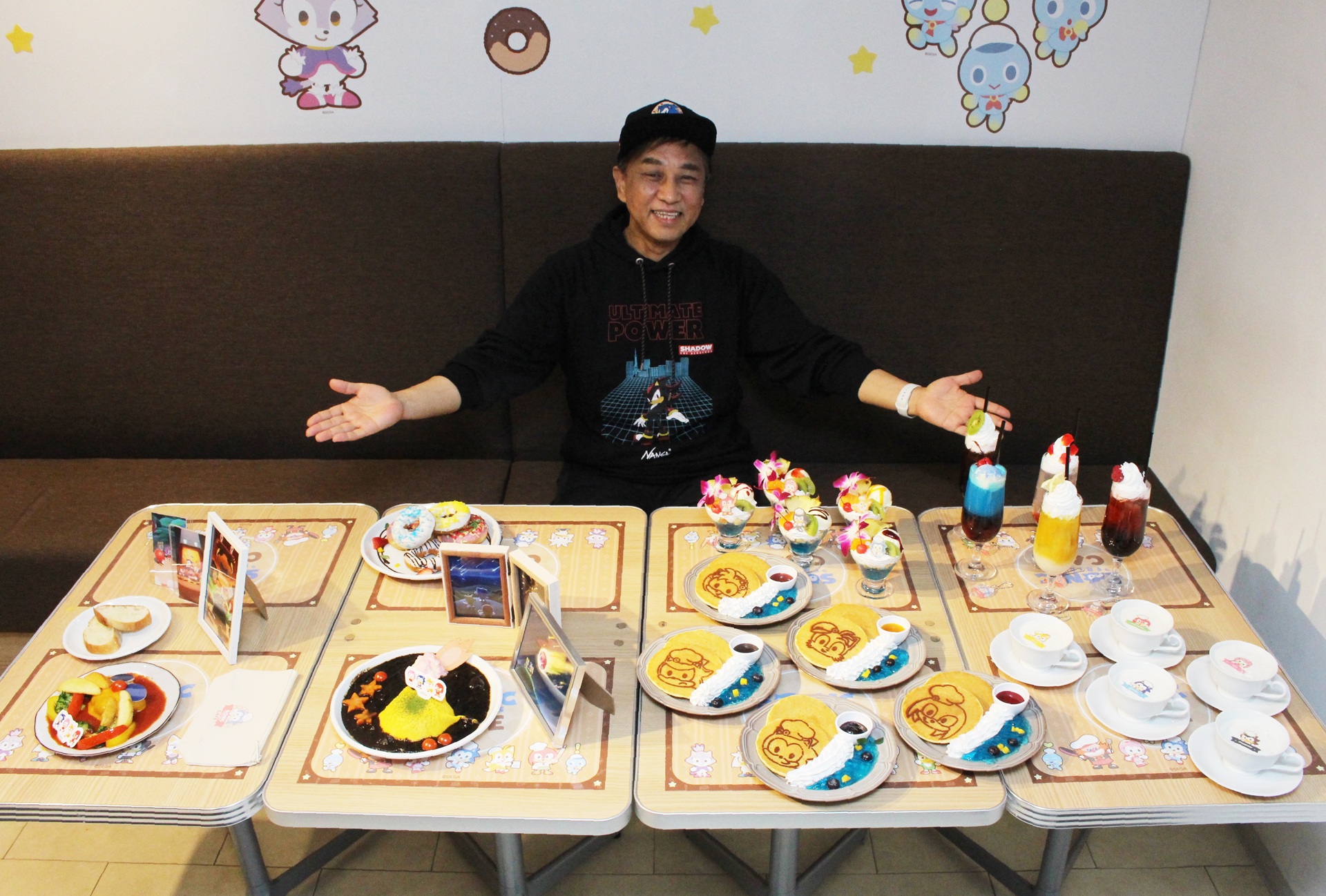 SONIC & FRIENDS（ソニック＆フレンズ）」コラボカフェ，本日オープン