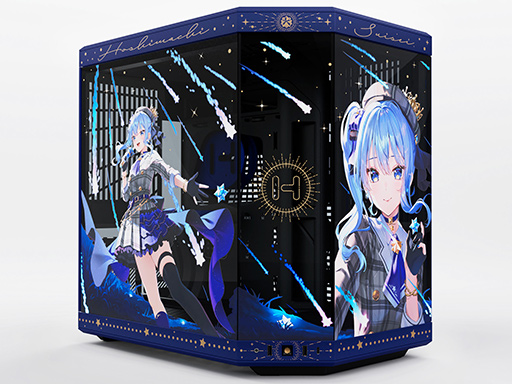 ホロライブ「星街すいせい」コラボデザインのピラーレスPCケースが予約