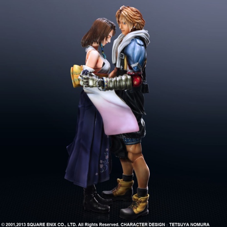 ティーダとユウナの可動フィギュアなど，「FF X」シリーズのグッズが登場