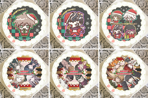 ダンガンロンパ1・2」のクリスマス限定デザイン“プリントケーキ”が予約