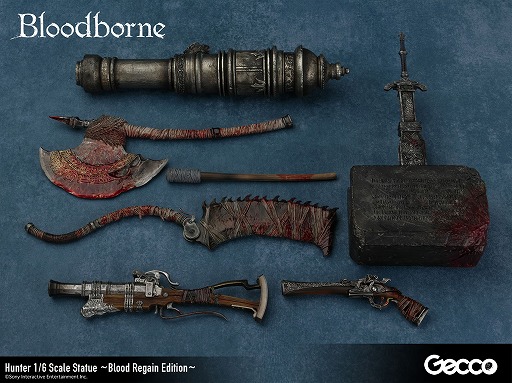 Bloodborne」，返り血を浴びた「狩人」1/6スケールスタチューの予約