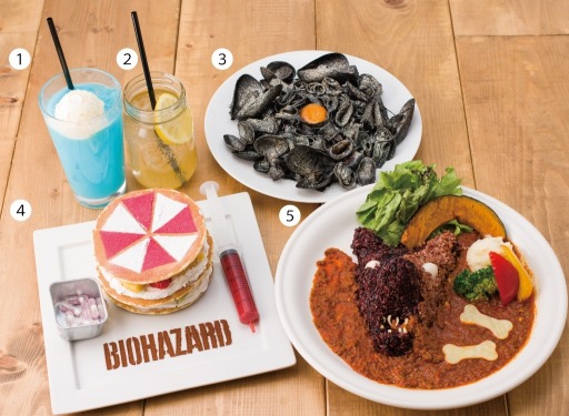 カプコンカフェ，「バイオハザード」とのコラボフードメニューを公開