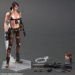 MGSV TPP」に登場するクワイエットのフィギュアがPLAY ARTS改から発売