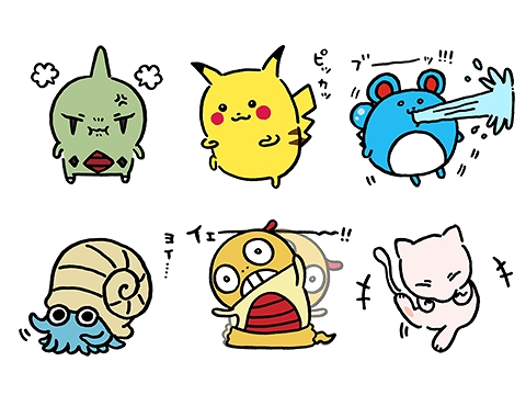 ポケモンの新しいLINEスタンプ「24じかんポケモンちゅう」がリリース