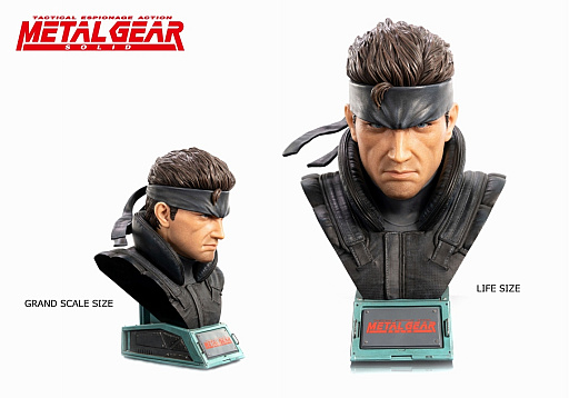 メタルギア」シリーズのソリッド・スネークがハイエンドなバストアップ