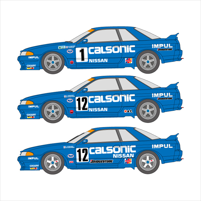SHUNKO 1/24 カルソニック スカイラインGT-R 1991-93 デカールセット