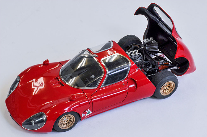 MFH 1/24 アルファロメオ Tipo33 ストラダーレ モデルファクトリーヒロ