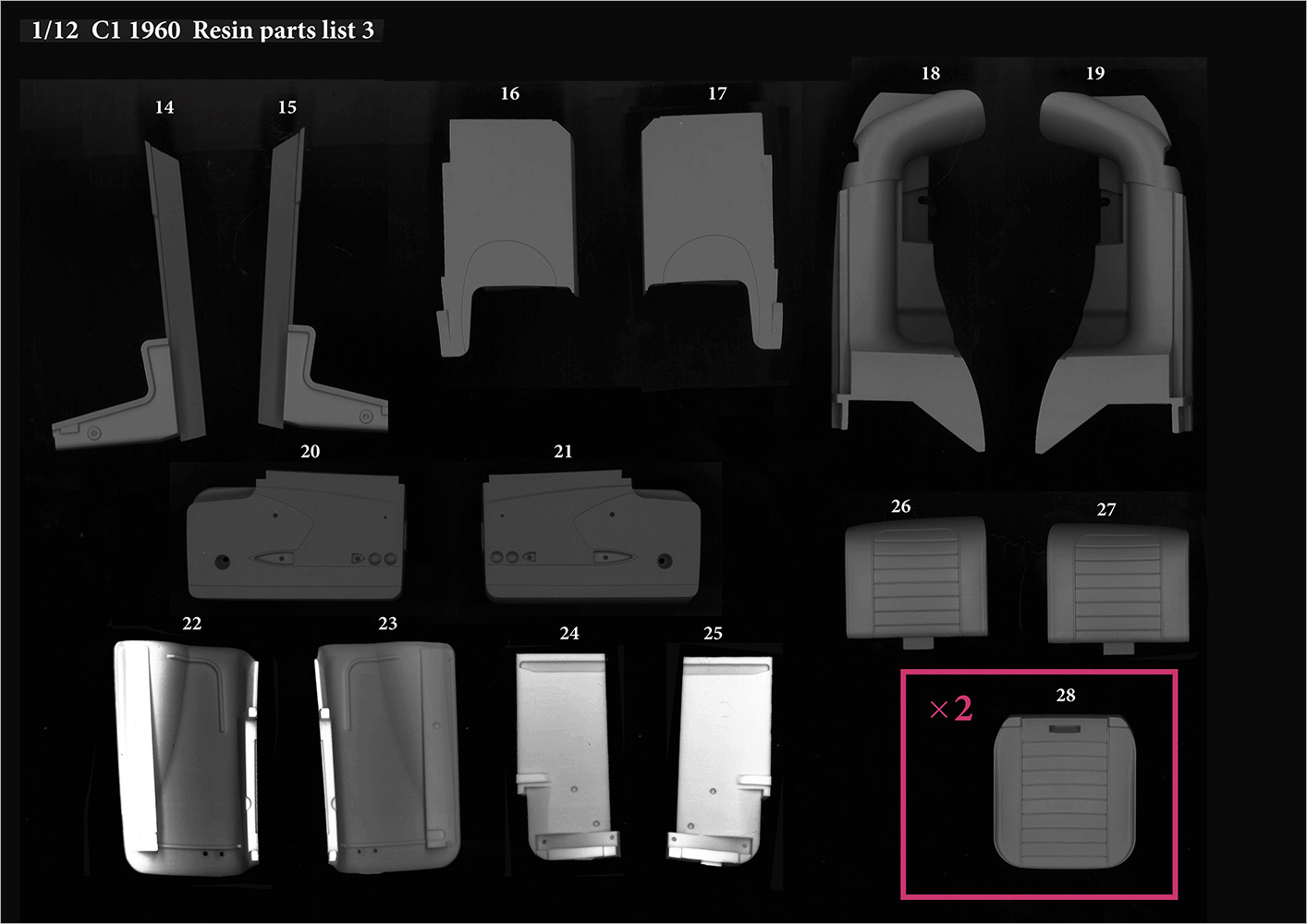 MFH 1/12 シボレー コルベット C1 [1960] モデルファクトリーヒロ