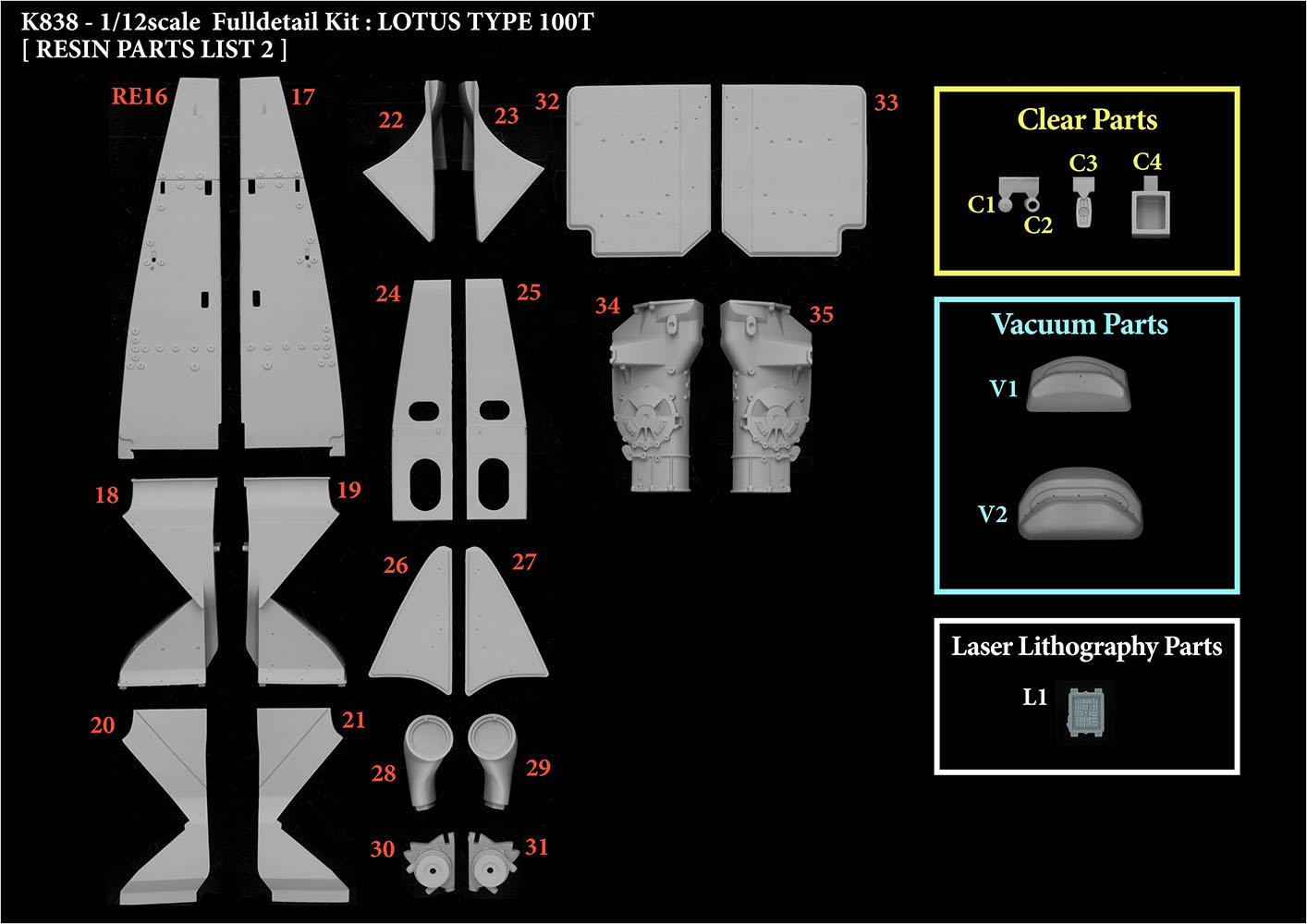 MFH 1/12 ロータス タイプ100T モデルファクトリーヒロ | クアトロ