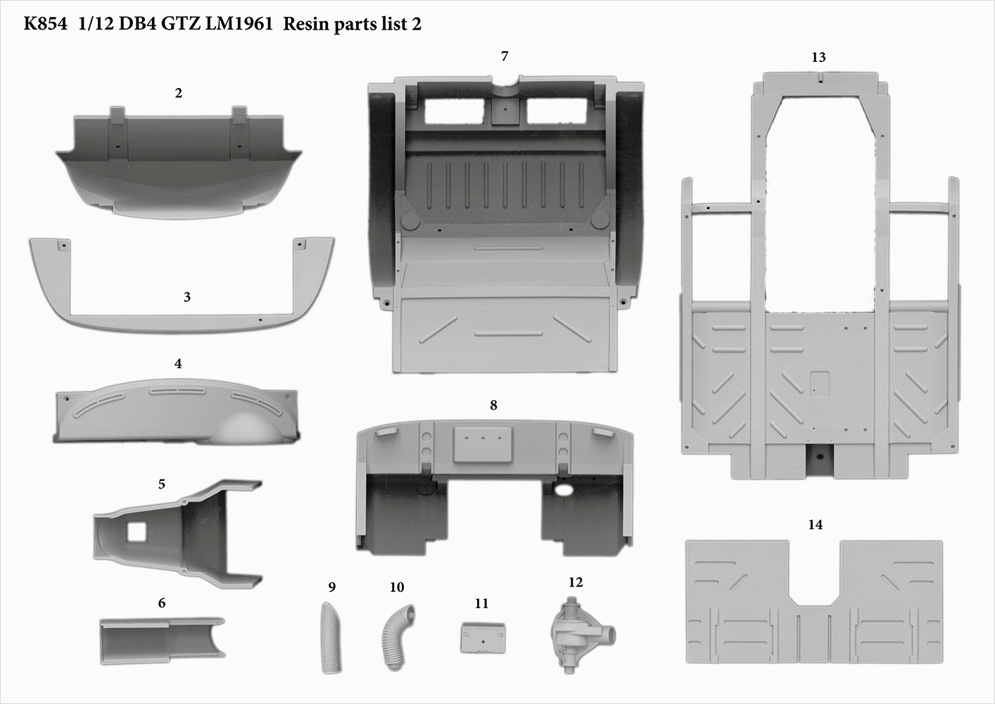 MFH 1/12 アストンマーティン DB4 GTZ LM 1961 モデルファクトリーヒロ