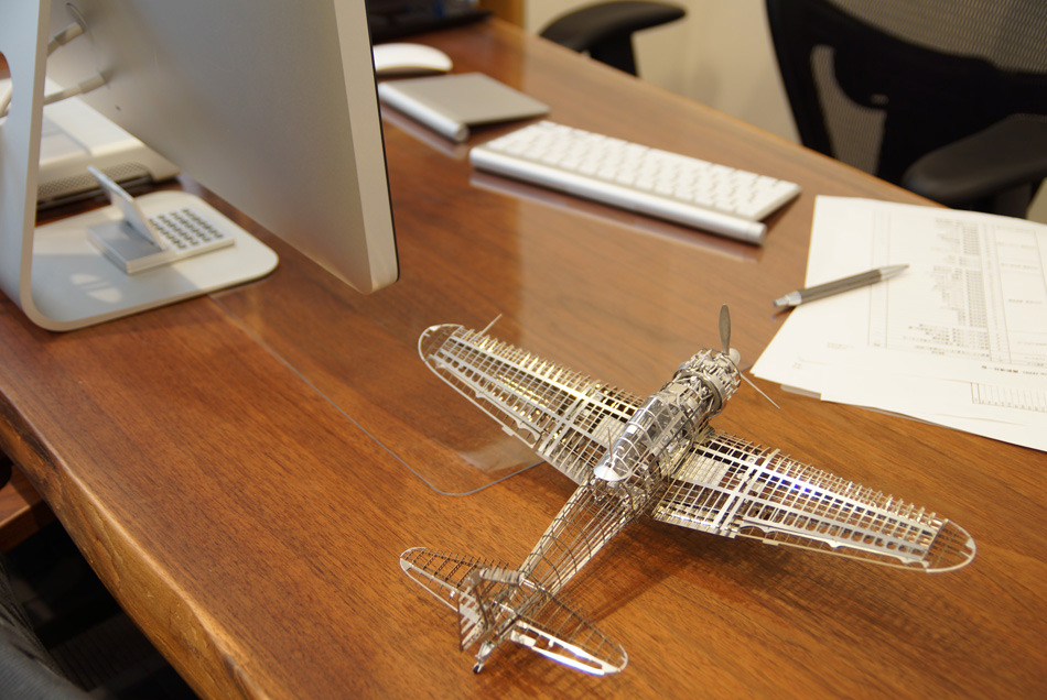 インクス 1/32 デスクトップ ゼロ (零式艦上戦闘機 21型) （精密構造