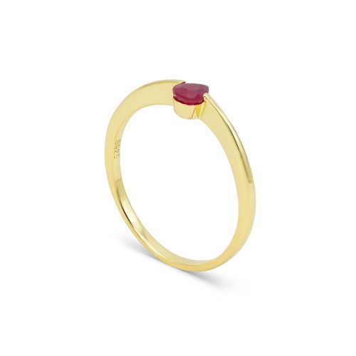 ルビーティアドロップリング R231226-1（4週間発送） | リング