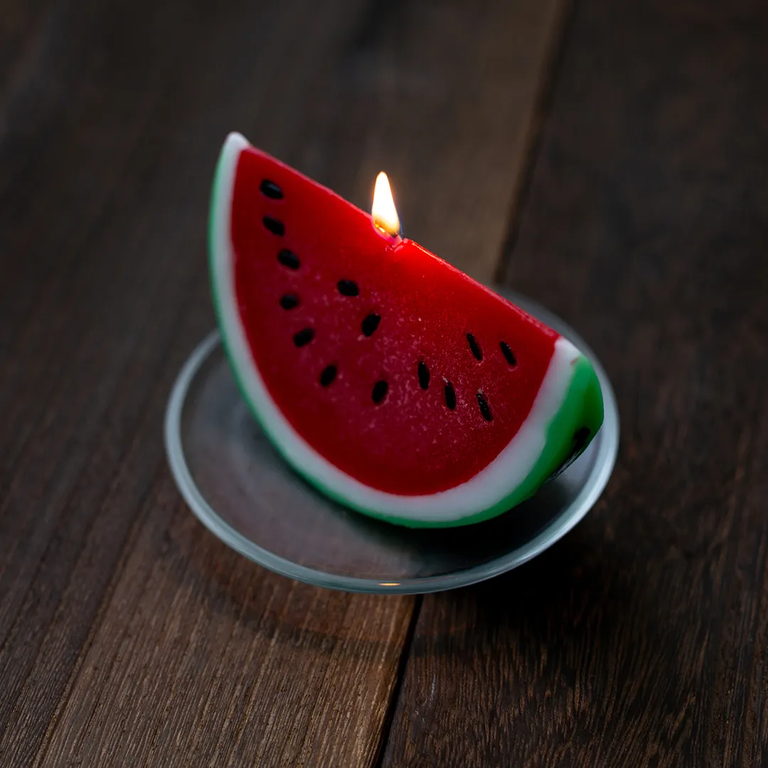 スイカキャンドル / 故人の好物シリーズ｜暦生活｜日本の季節を楽しむ