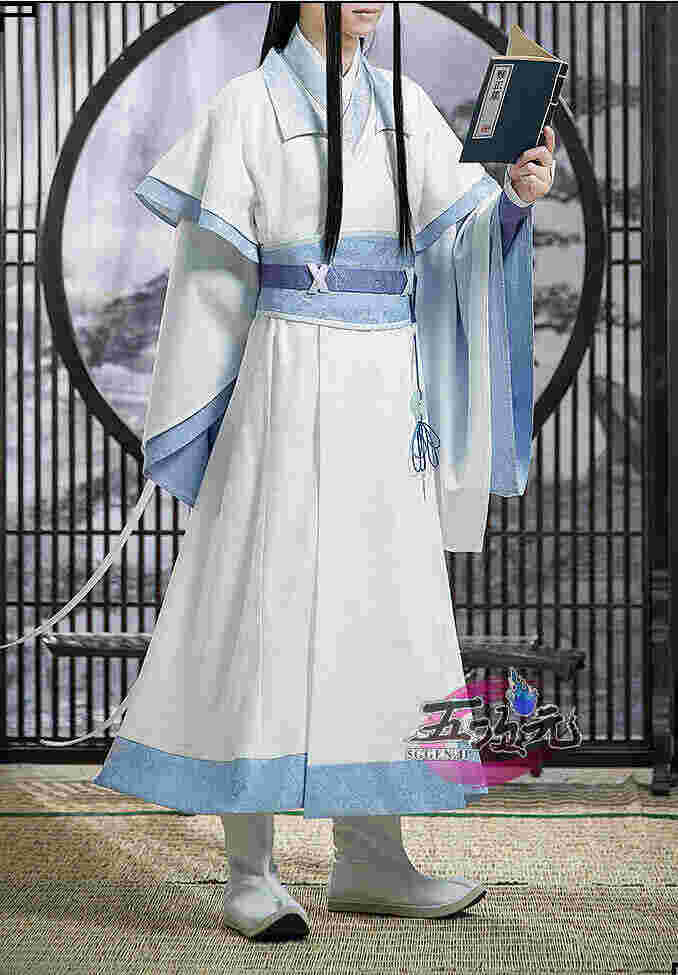 猫屋小舗 魔道祖師 公式衣装 コスプレ 藍忘機 成年ver 紗衣 (本体では