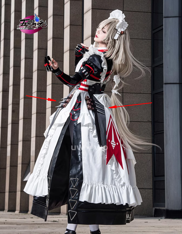 UWOWO ゼンレスゾーンゼロ コスプレ アレクサンドリナ 道具 腰パーツ