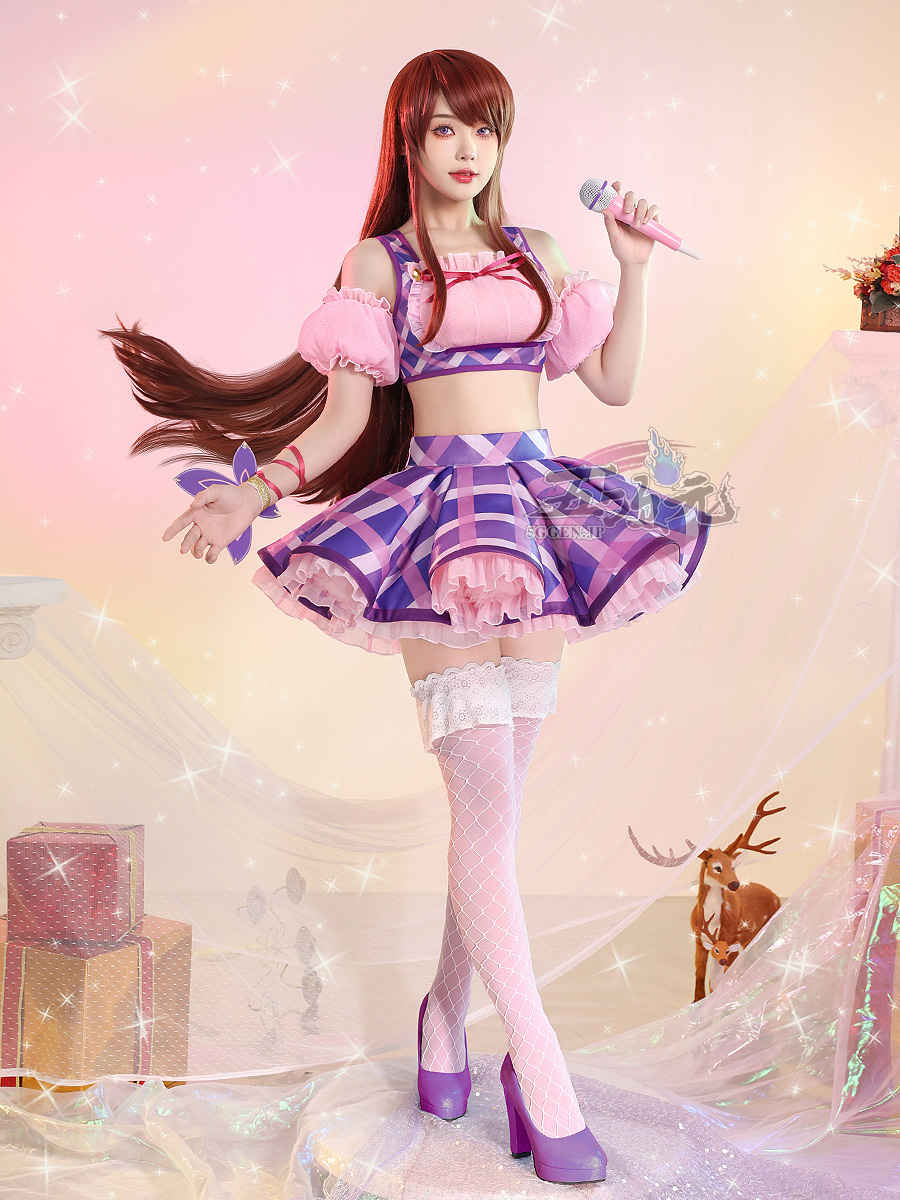 三分妄想 アイカツ！アイドルカツドウ！ コスプレ 紫吹蘭 ステージ