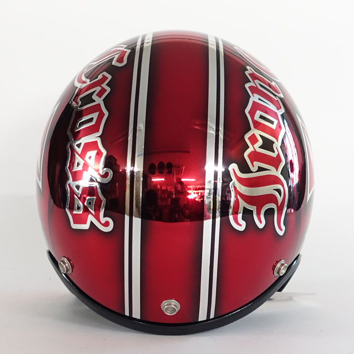 3-133 アイアンクロス メッキレッド | ジェットヘルメット | 72JAM