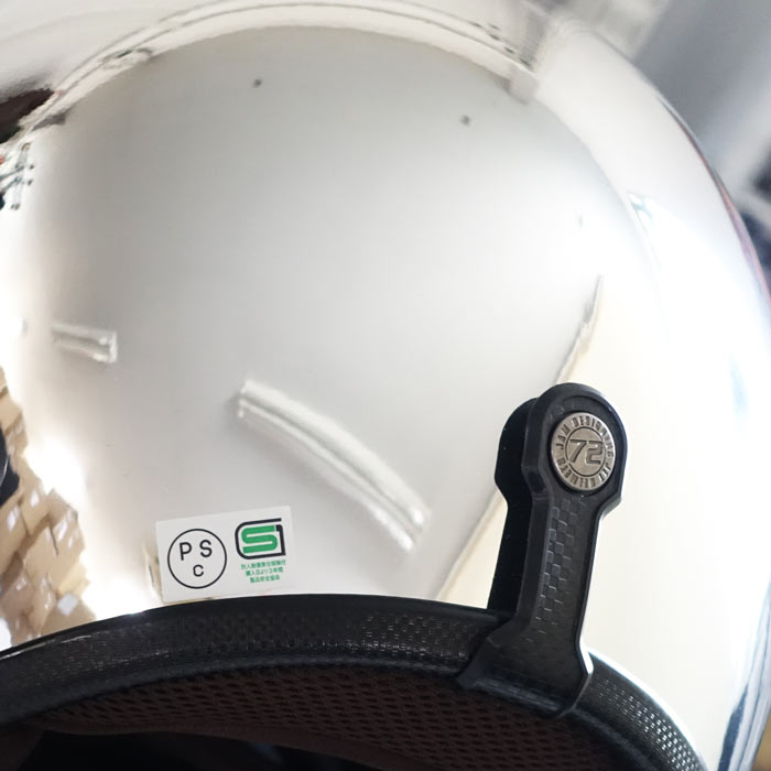 JP MONO HELMET XLサイズ(メッキ) | ジェットヘルメット | 72JAM