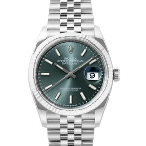 ロレックス デイトジャスト36 Ref.126234 シルバーローマVI&IXダイヤ
