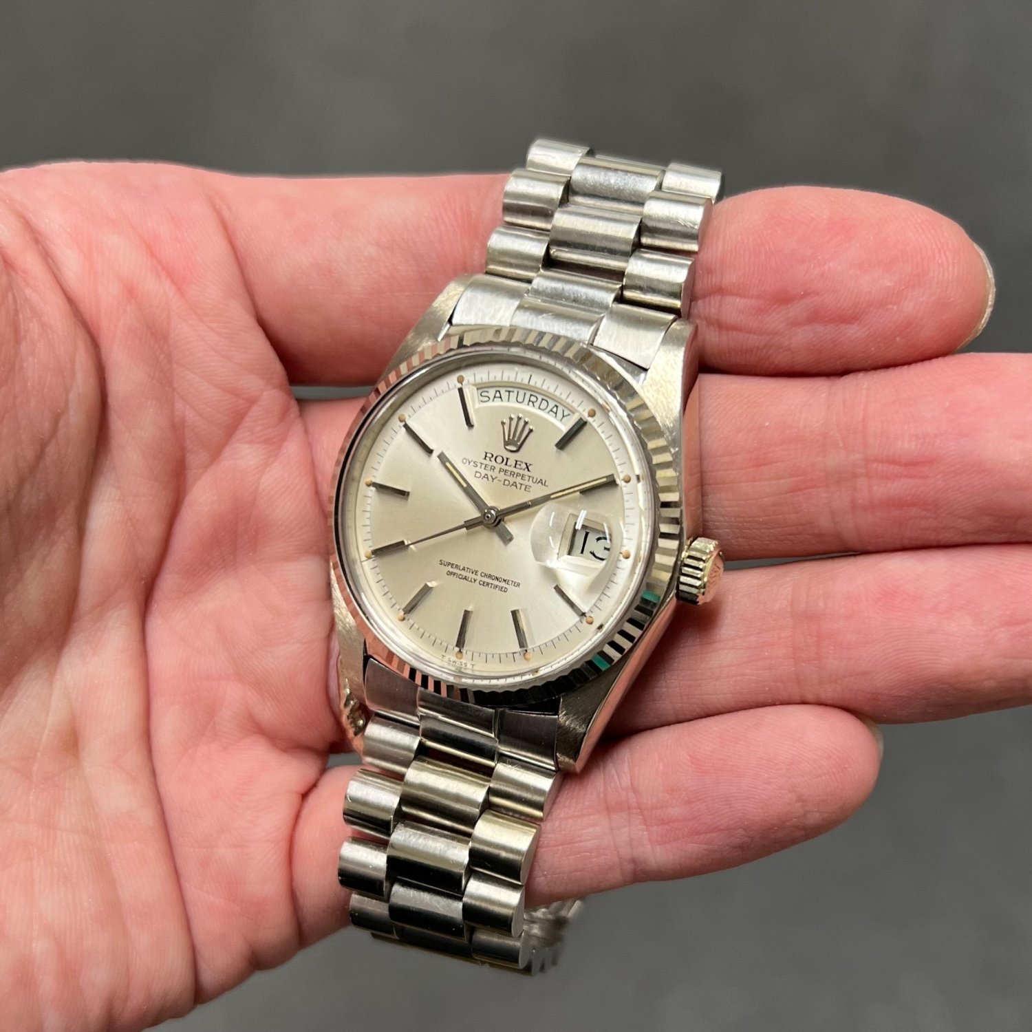 ロレックス デイデイト Ref.1803/9 シルバーダイヤル ヴィンテージ