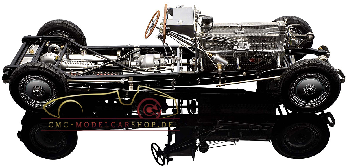 Bugatti Royale Roadster Esders, Bauer Exclusive, model car, miniature