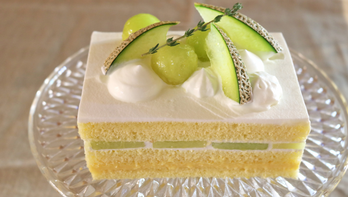 あこがれフルーツを満喫☆メロンのショートケーキ ｜ コトラボ