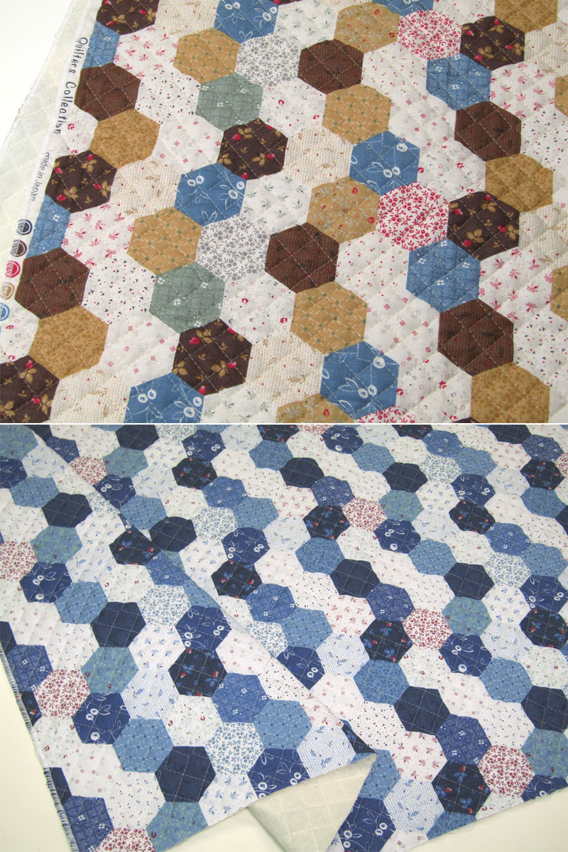 キルティング Quilters Collection ヘキサゴンパッチワーク（単位50cm