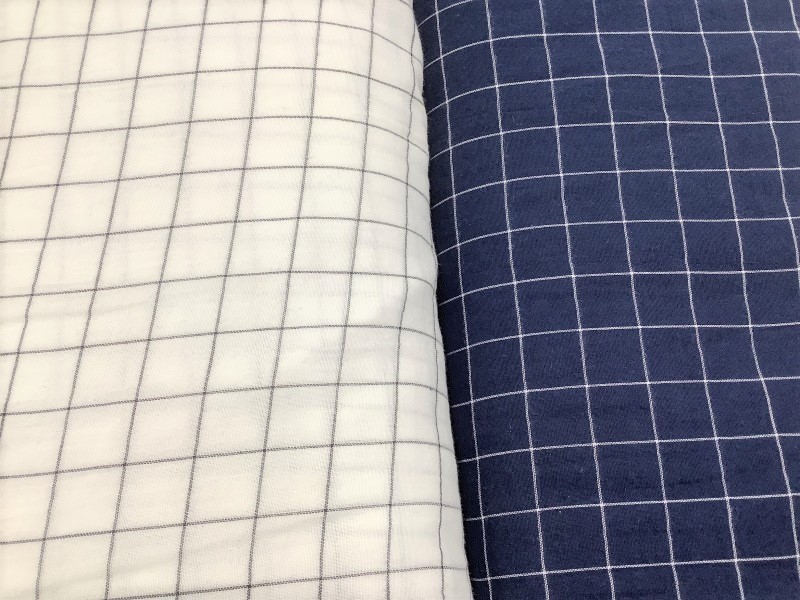 ダブルガーゼ生地 チェック｜COTTON HOUSE 39 COTTON HOUSE 39｜新潟市