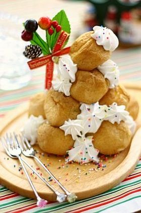 クリスマス】抹茶クロカンブッシュツリー | レシピ・作り方 | 【cotta