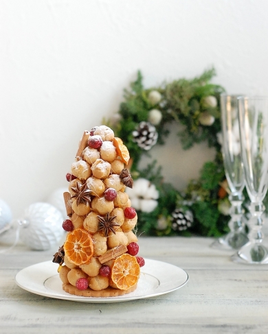 小さなクロカンブッシュのツリー | レシピ・作り方 | 【cotta＊コッタ】