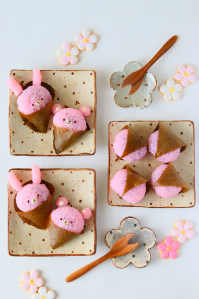 桜餅キットでうさくま桜餅 | レシピ・作り方 | 【cotta＊コッタ】